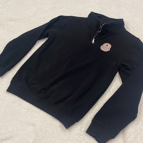 TEAMLTD - Quarter-zip Fleece Pullover Sweater - Black (size small) - Picture 2 of 10